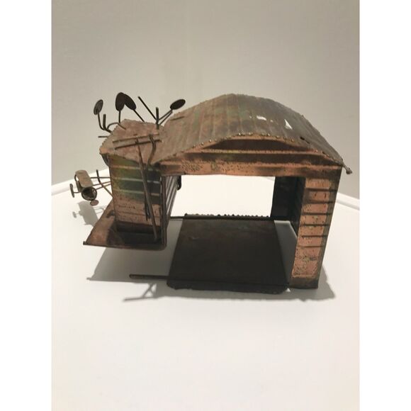 Metal Art | Music Box: Copper Airport Music Box 'Fly Me To The Moon' - Picture 3 of 3